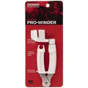 D'Addario Pro-Winder Peg Winder with String Cutter and Bridge Pin Puller, White