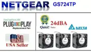 Pack of 3x New Original OEM Delta Fans for Netgear GS724TP