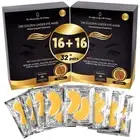 24K Gold Under Eye Patches, Eye Mask, Eye Patches for Puffy Eyes and Dark Cir...