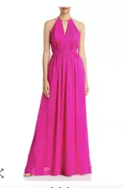 AIDAN MATTOX GOWN/MAGENTA/SIZE 10/STRETCH/NEW WITH TAG/RETAIL$259/MAXI