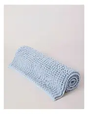 [Vue] Hampton Super Soft Microfibre Bath Mat in Blue