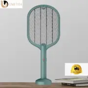 2IN1 Electric Fly Swatter Mosquito Racket Insect Killer USB Bug Zapper Bedroom