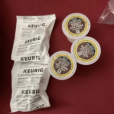 Kuerig Rinse Pods & Tank Filter