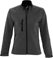 [SOL'S] SOLS Womens/Ladies Roxy Soft Shell Jacket (Breathable, Windproof And Water Resistant) (UK Size: XXL) (Charcoal)