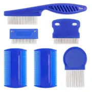 6 Pieces Pet Lice Combs Flea Comb For Cat Tear Stain Comb For Removal Dandruff