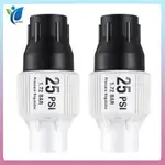 2 件裝 25PSI 滴灌壓力調節器套件,用於 3/4 英寸花園/水龍頭軟管的水回流防止器