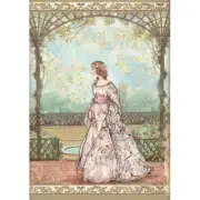 Stamperia A4 RICE PAPER - SLEEPING BEAUTY - PRINCESS, Decoupage