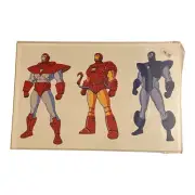 VTG 90s Iron Man Animation Cel Lithograph Animated Marvel Action Hour