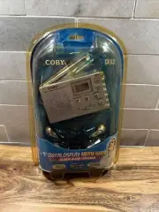 COBY DIGITAL DISPLAY AM/FM RADIO CX-53 ALARM CLOCK & SPEAKER