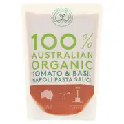 Organic Tomato and Basil Sauce 400g – Fresh, healthy organic delivery | Doorstep Organics Now available on Doorstep Organics for a convenient and healthy meal option.