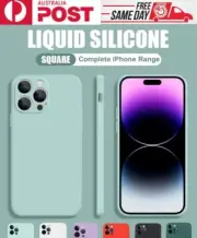 Shockproof Case Liquid Silicone Cover For iPhone 15 14 13 Pro Max Plus