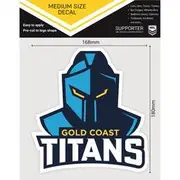 NRL Titans Medium Size Decal - N-MED-TI