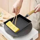 Tamagoyaki Cast Iron Egg Pan NonStick Breakfast Maker Cooking Tools