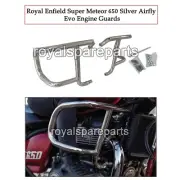 Genuine Royal Enfield SUPER METEOR 650 Silver Airfly Evo Engine Guard