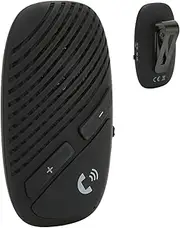 Handsfree Bluetooth for Vehicle Driving, Bluetooth 5.0 Car Speaker with Visor Clip, Hands Call Car Speakerphone, 600mAh Battery, 10 Meters Wireless Distance