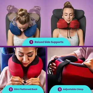 [4美國直購] Cabeau Evolution S3 旅行頸枕 記憶泡棉枕頸部支撐 Travel Neck Pillow