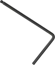 Evnbhgyu Acoustic Guitar Truss Rod Wrench, Black Metal Professional Guitar Allen Wrenches, Extended Bass Guitar Repair Wrenches Black Hexagonal Electric Guitar Wrench