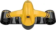 Underwater Scooters Underwater Thruster, Diving Booster, Scooter, Three-Speed Switch, Sea View Scooter Underwater Booster(W6 Yellow)