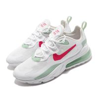 Nike 休閒鞋 Air Max 270 React 女鞋 氣墊 避震 舒適 球鞋 穿搭 簡約 白 紅 CV3025-100