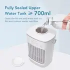 Mini Air Cooling Humidifier 7 Colors Light Desk Fan for Camping Room