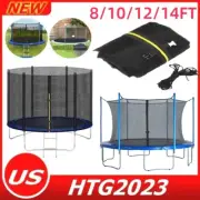 8/10/12/14FT Trampoline Safety Enclosure Net for Replacement Trampoline Net Only