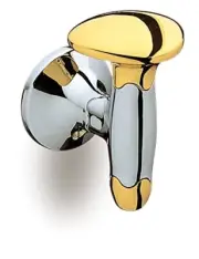 Filigrana towel hook. Robe hook. Chrome, Gold towel hook.