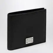 [Dolce & Gabbana] Black wallet with logo plaque One size Black