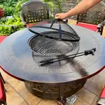 戶外桌椅休閒 ● 無煙 電烤爐 家用 休閑韓式 兩用 烤串BBQ碳烤燒烤架 庭院戶外 燒烤桌椅