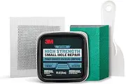 3M High Strength Small Hole Repair Kit, Inlcudes Spackling Compound, Putty Knife, Sanding Sponge, and Self-Adhesive Patch, for Hole Repairs Up to 3" in Diameter, Easy Wall Repair (SHR-SIOCKIT)