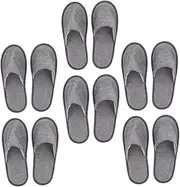 CALLARON 6Pairs Portable Foldable Guest Slippers Non Indoor Shoes for Hotels Spas Travel Home Use Lightweight Space Saving Design Comfortable