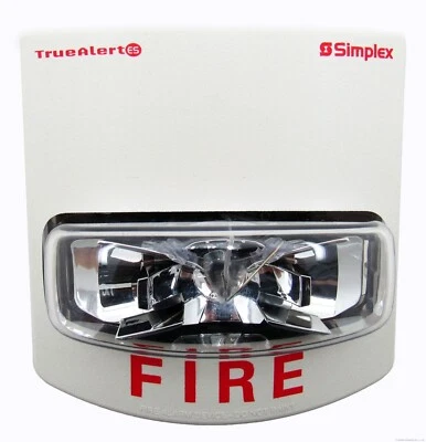 Simplex 49VO-WWF Wall White Fire Addressable Strobe P4