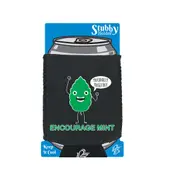 Encourage Mint - Funny Novelty Stubby Holder With Base