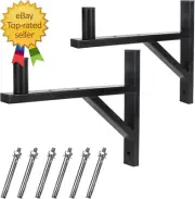 Heavy Duty Dual PA Speaker Wall Mount Brackets Supports up to 110Lbs,Pa Speaker