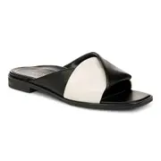 Vionic Miramar Slide Sandal - Black/Cream
