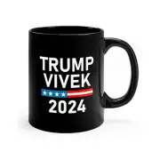 Trump Ramaswamy 2024 Mug Drink to Trump, MAGA and Beating the Fascist Libs