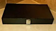 Black Hard Shell Case w/ Inner Cushion for Small Collectibles, Tools, etc.- NEW