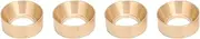 4Pack Brass RC Wheel Weights Balance Counterweight Upgrade Parts Compatible with AxialScx2490081 AXI00002 1/24 Crawler Car