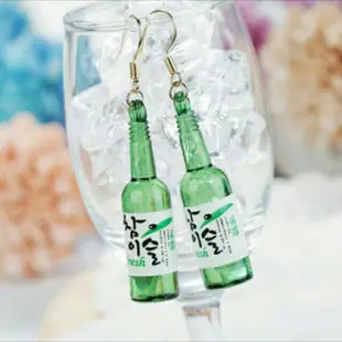 |☠️𝐒𝐇𝐈𝐘𝐈 𝐒𝐓𝐎𝐑𝐄☠️| 韓國清酒造型耳鉤🍾