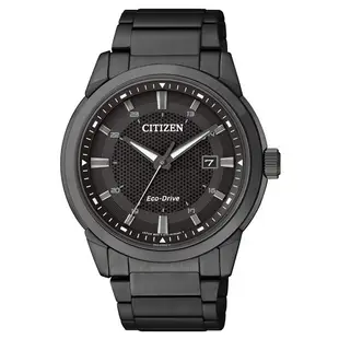 CITIZEN 星辰 BM7145-51E 時尚都會光動能腕錶/ 黑面 41mm