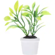 Mini Green Plant Decorations House Miniature Potted Plants Supplies