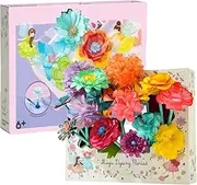 Flower Crafts for Kids | Flower Bouquet Craft Kit - STEM Toy Educational Learning Art Supplies for Boys Girls Kindergarten Preschool Classroom Home Decor