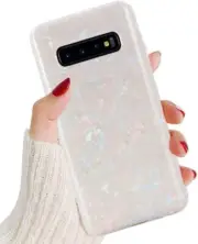 Samsung Galaxy S10+ Plus Case Durable Glitter Liquid Quicksand Shockproof Cover