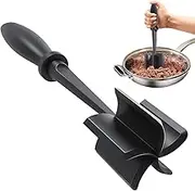 Meat Chopper, Heat Resistant Meat Chopper, Ground Beef Smasher with Non-Slip Handle Nylon Meat Masher Multifunctional Hamburger Chopper Beef Masher Non Stick Mix Chopper for Home Kitchen (1PCS)