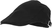 [WRITWAA] Berets Driving Cap Flat Cap for Men Newsboy Cap for Men Mens Newsboy Caps Beret Hat Men Boys Newsboy Cap Beret Hats for Men Flat Hats for Men Hats for Men Fashion Cotton Black