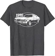 X.Style Nova Muscle Car Shirt - Carshow 1970 ds2417 T-Shirt (3XL) Black