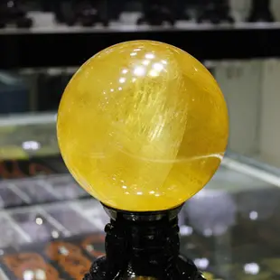 【艾朵拉水晶】 【請先聊聊確認有無現貨】 黃水晶球 冰洲 黃冰洲球 方解石 七星陣擺件 黃球批發