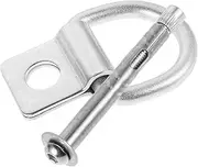 Cabilock Shaped Heavy Duty Stainless Steel D Rings for Trailers Removable Tie Down Cargo Hooks Multi Functional Truck Bed Anchor Points for Securing Cargo Efficiently