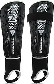 Vizari Malaga Soccer Shin Guards for Kids | Youth Soccer Gear for Boys Girls | Protective Soccer Equipment | Adjustable Straps