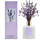 Premium Reed Diffuser Set with Preserved Baby's Breath & Cotton Stick Lavende...