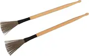 Retractable Wire Drum Stick Brush Combination Instrument Accessories for Easy Storage